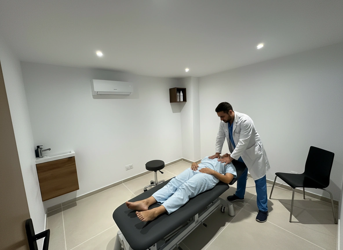 Séance de kinésithérapie respiratoire au cabinet PhysioZone Marseille